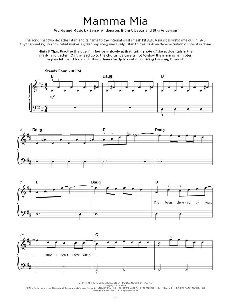 40 ABBA Songs - Really Easy Piano