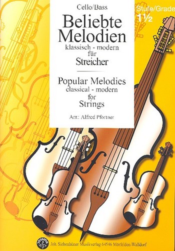 Beliebte Melodien Band 2 (Stufe 1 1/2) Cello/Bass