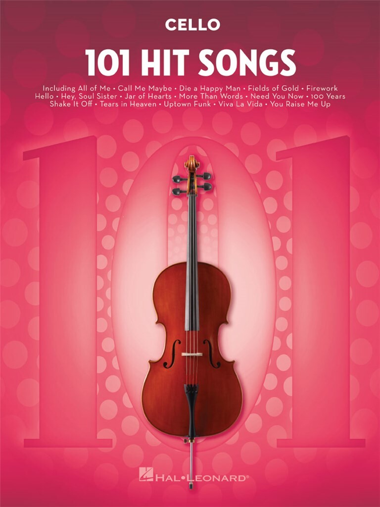 101 Hit Songs for Violoncello