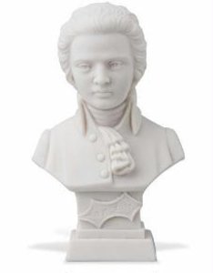 [89033] Büste Mozart 11cm