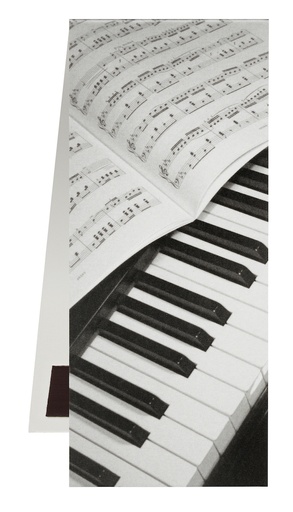 [302169] Lesezeichen Klavier/Notenblatt