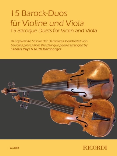[401941] 15 Barock-Duos für Violine und Viola