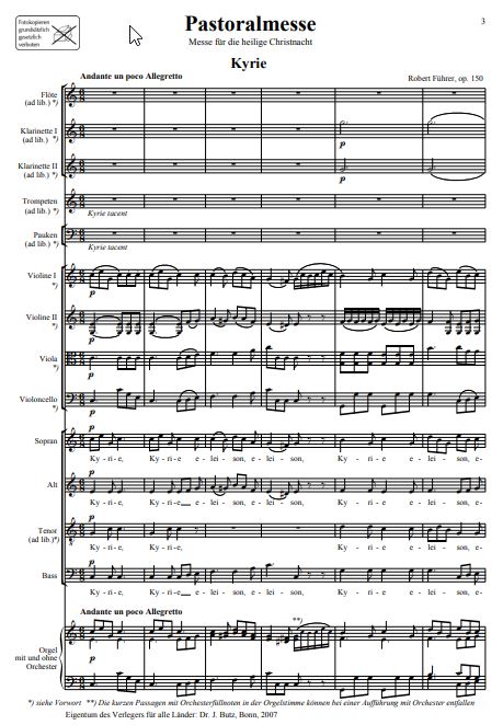 Pastoralmesse op. 150