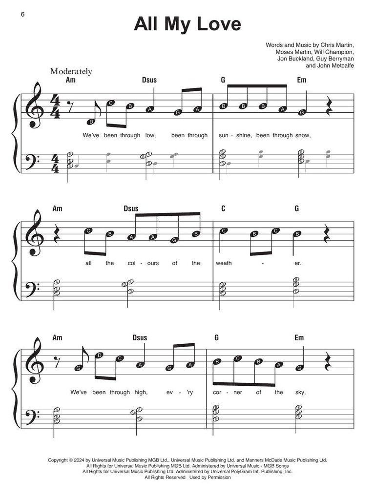 Chart Hits - Instant Piano Songs