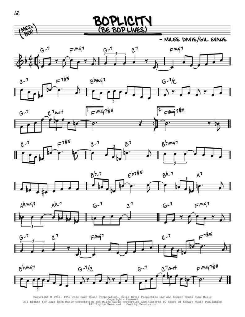 The Miles Davis Real Book