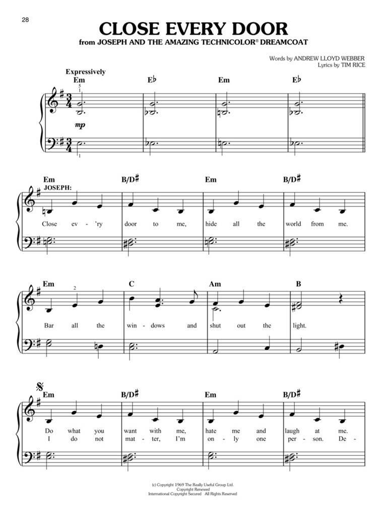 The Andrew Lloyd Webber Sheet Music Collection