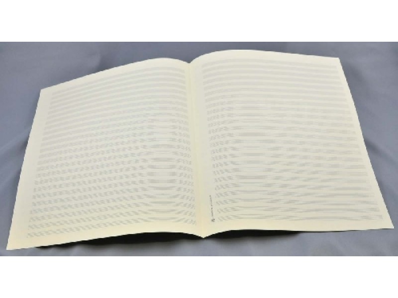 Notenpapier Großquart - 24 linig