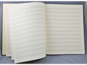 Notenschreibbuch handgebunden 12 linig