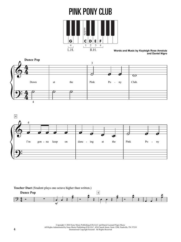 Piano for Teens Songbook - Hal Leonard Method