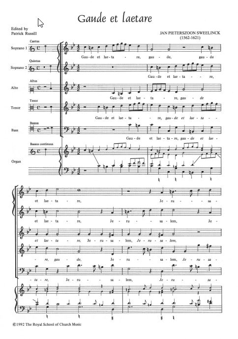 Gaude et laetare