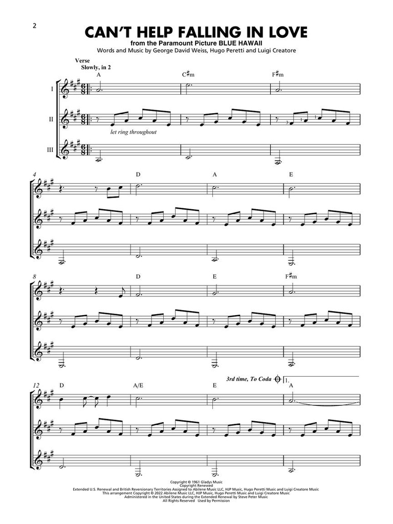First Popular Songs - Essential Elements Guitar Ensemble Series