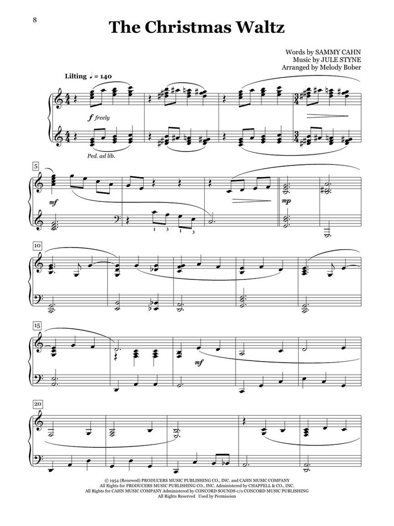 Cozy Christmas for Piano Solo