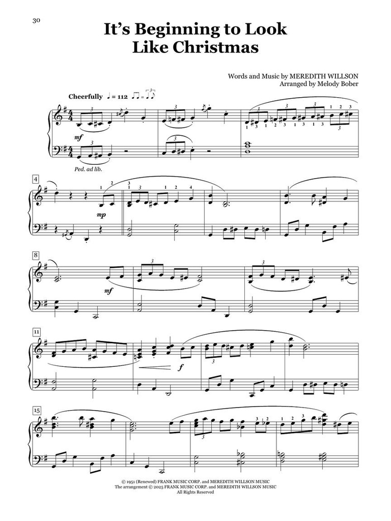 Cozy Christmas for Piano Solo