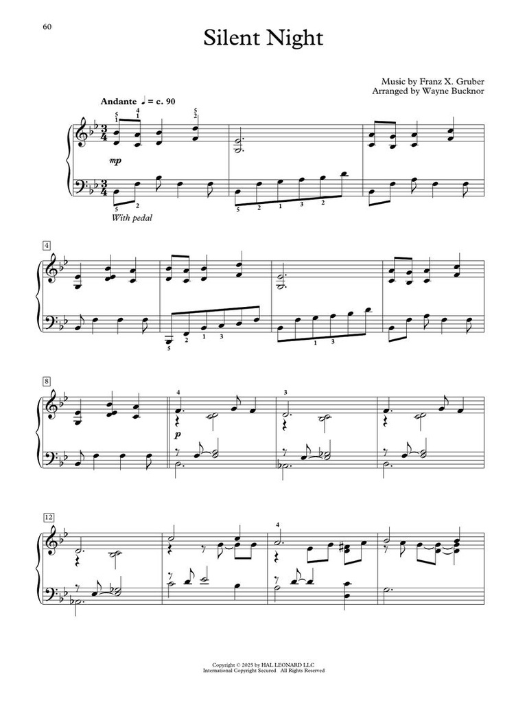 Christmas Imaginations for Piano Solo