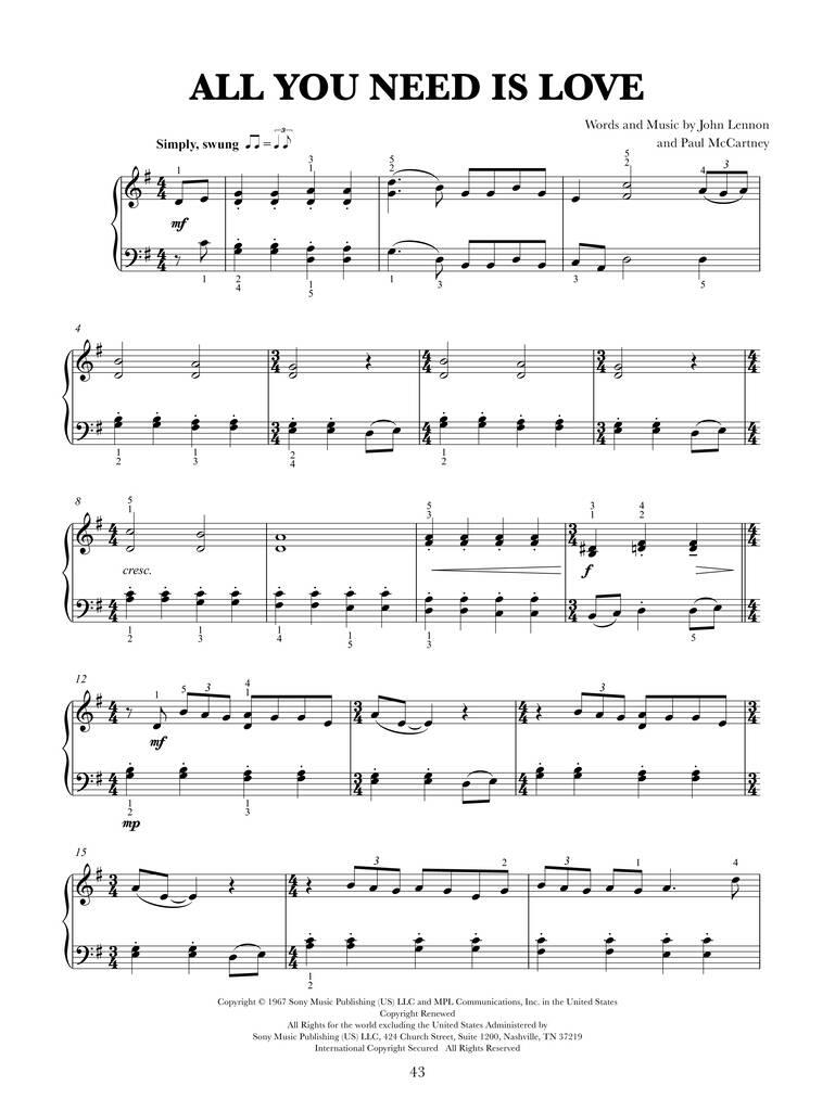 The Beatles - Graded Pieces for Piano