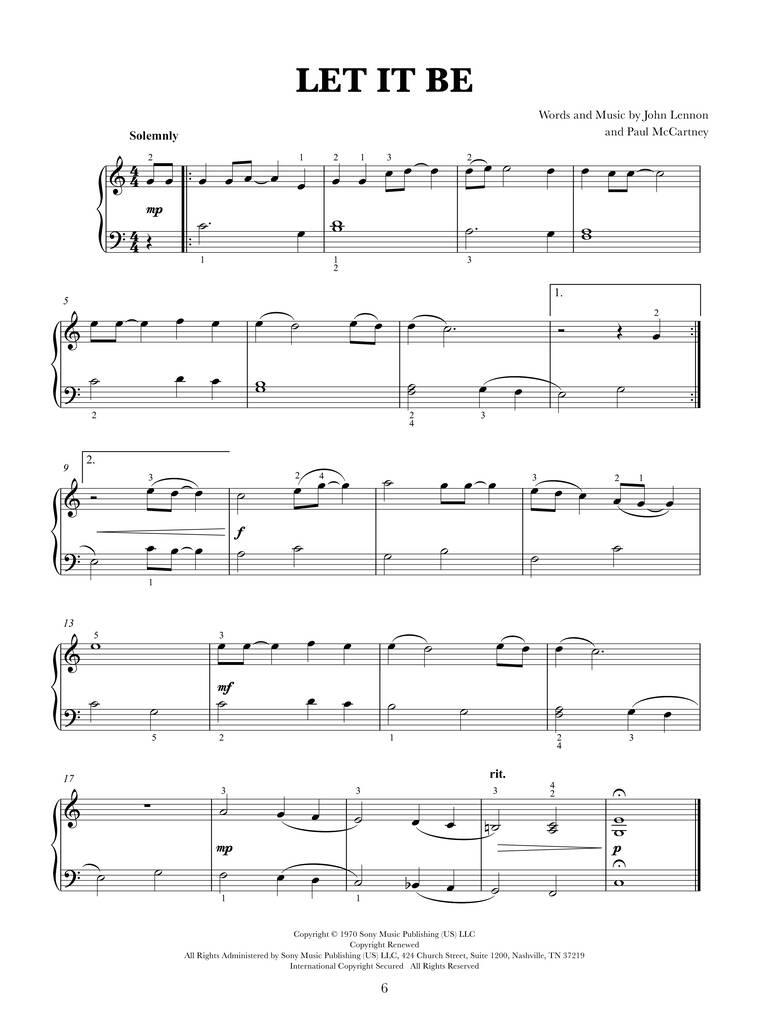 The Beatles - Graded Pieces for Piano