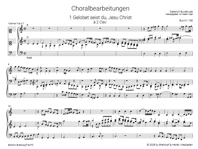 Orgelwerke Band III/1: Choralbearbeitungen A-L