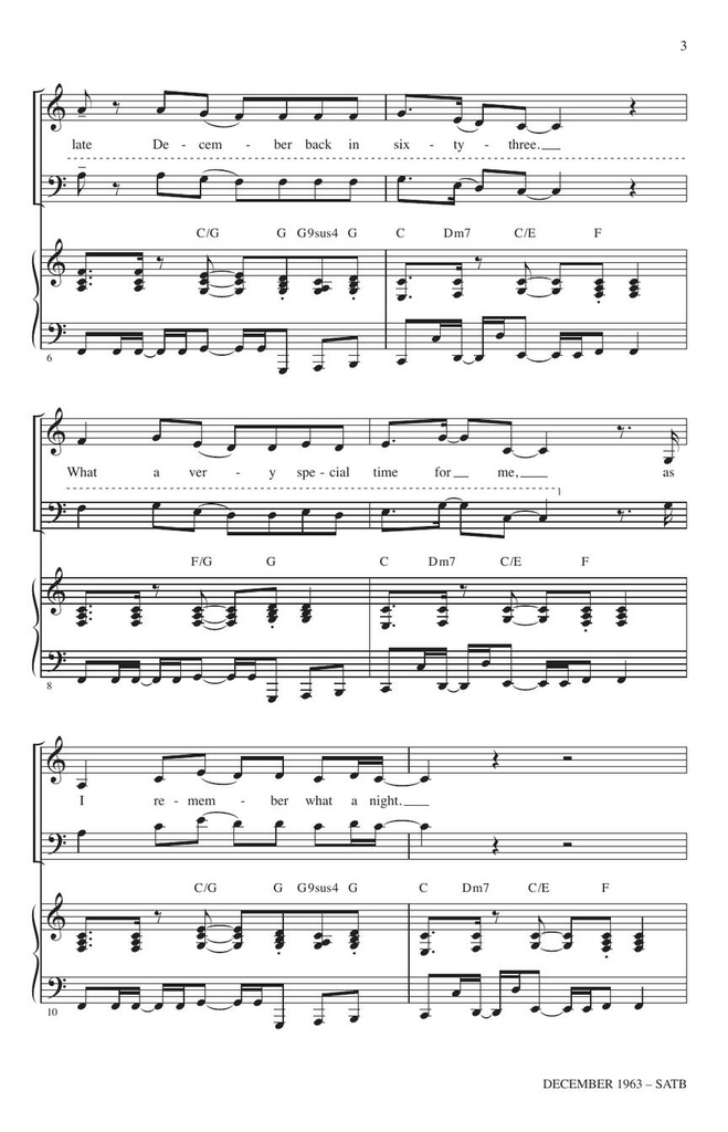 December 1963 (Oh what a night)