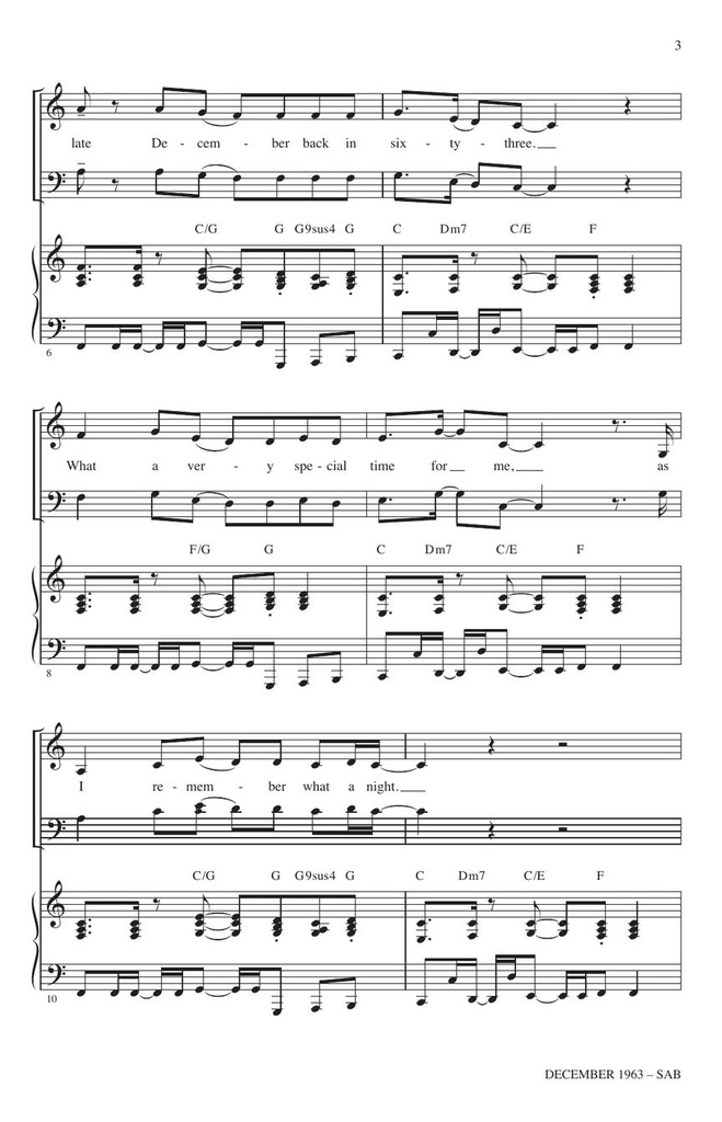 December 1963 (Oh what a night)