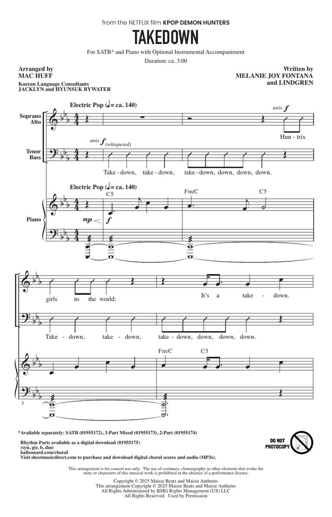 Takedown (KPop Demon Hunters)
