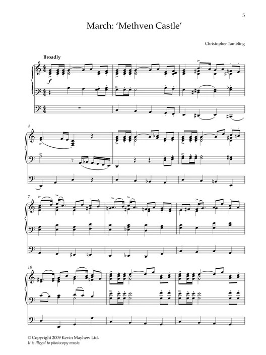 Selected works for organ