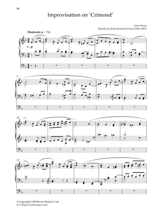 Selected works for organ