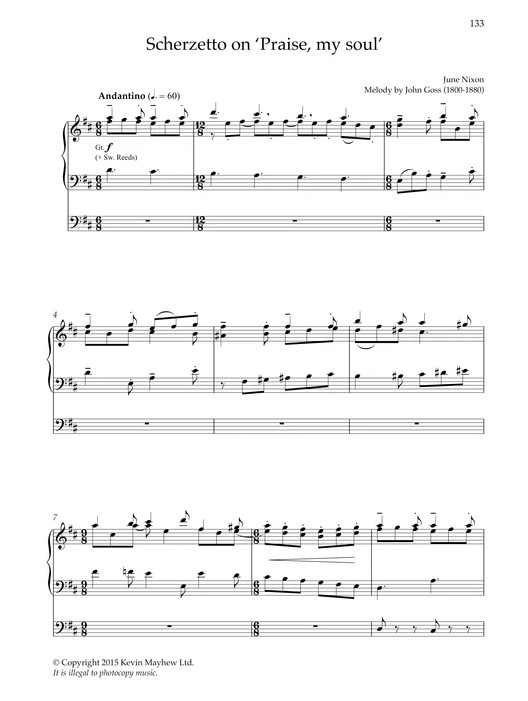 Selected works for organ