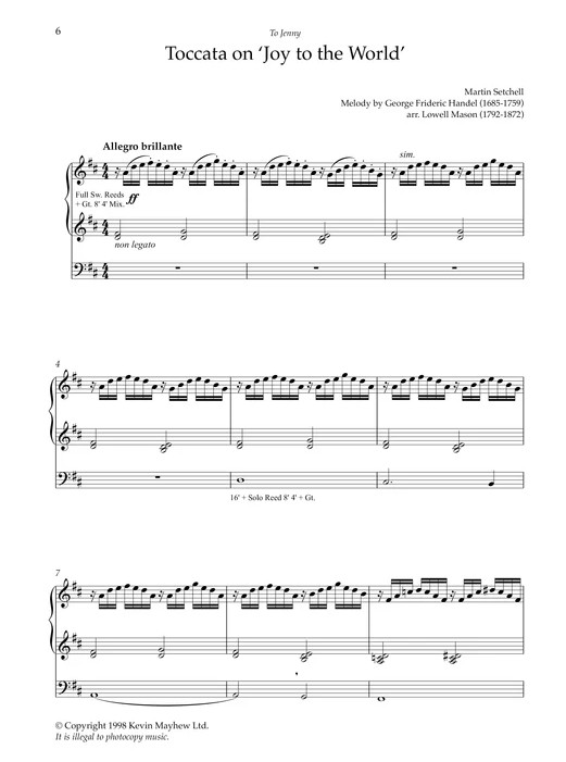 Selected works for organ