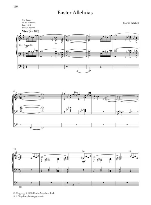 Selected works for organ