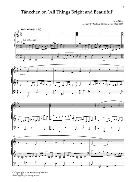 Baptism & Confirmation Music for Organ