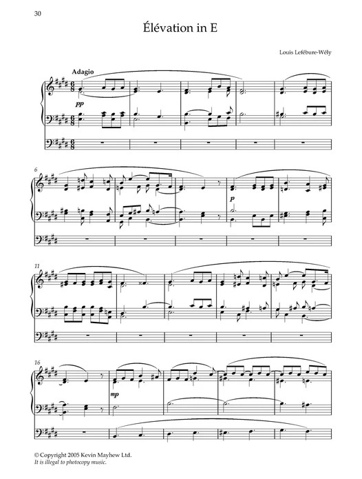 Baptism & Confirmation Music for Organ