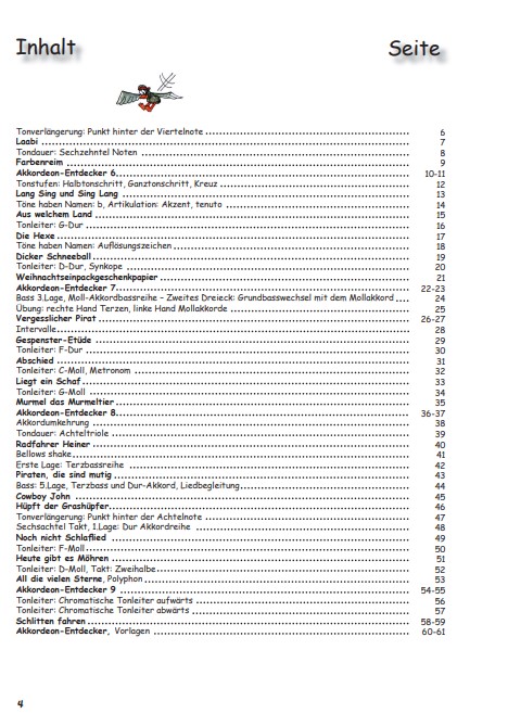 Stupsnasen lernen Akkordeon Band 2