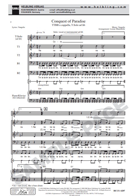 Conquest of Paradise