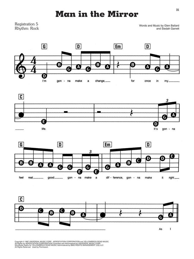 Michael Jackson - E-Z Play Today 73