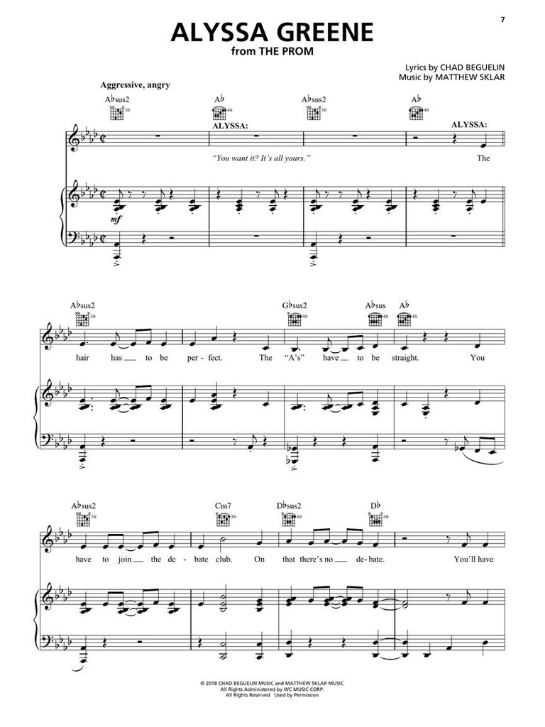 Broadway Sheet Music Collection 2018-2024