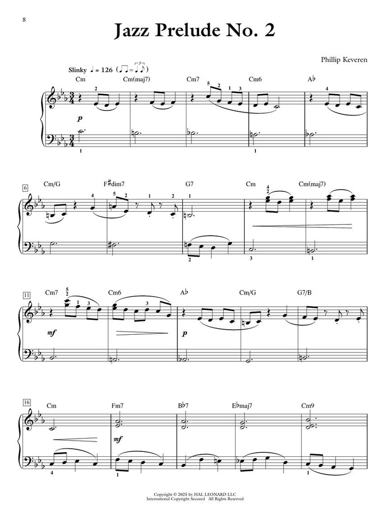Jazz Preludes for Piano