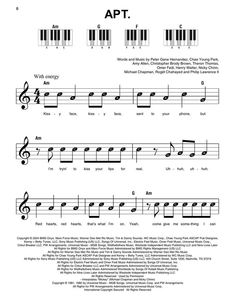 4 Chord Pop Hits - Super Easy Songbook