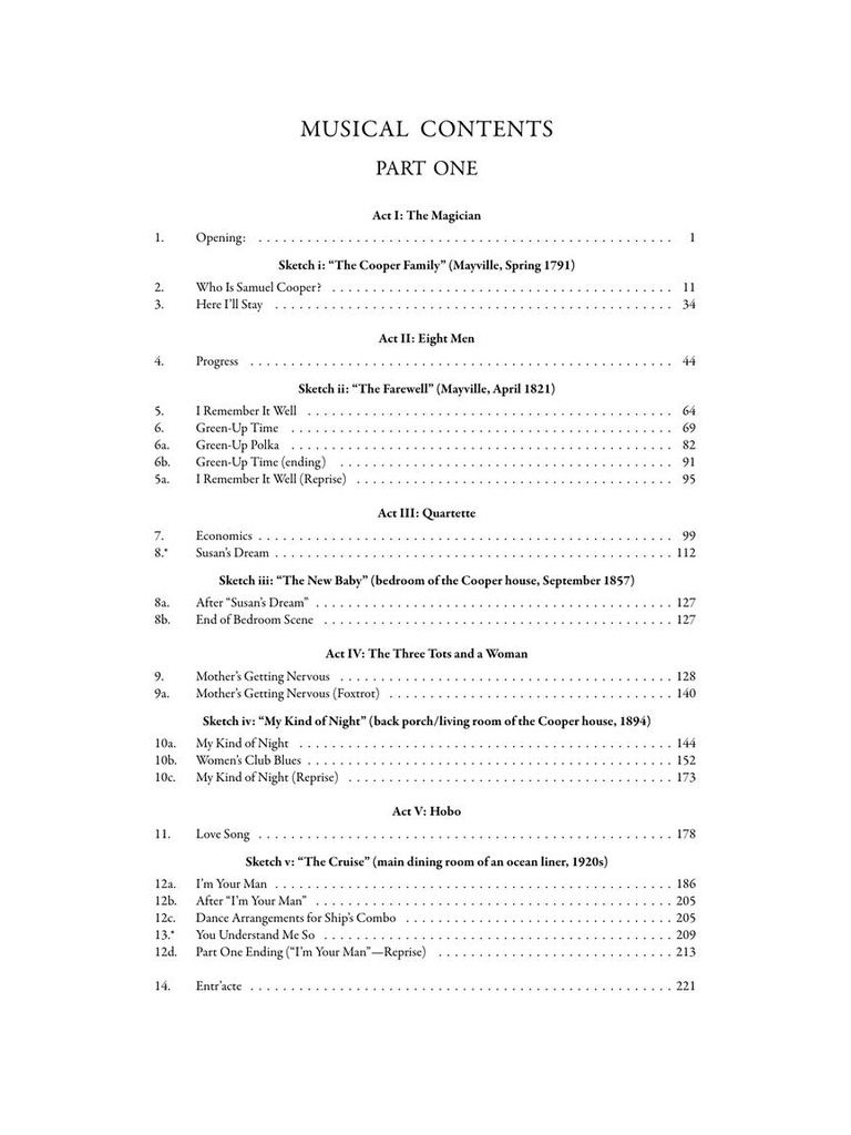 Love Life - A Vaudeville in Two Parts