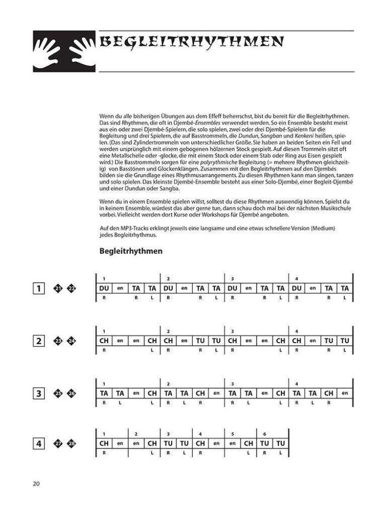 Djembe - Schule für Anfänger auf der Djembe