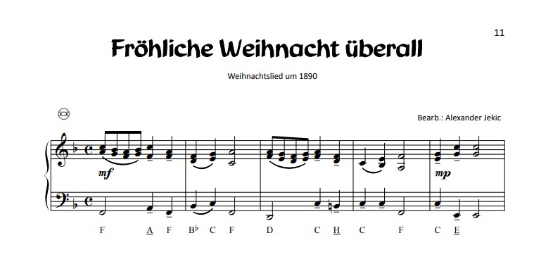 Weihnachtslieder im klassischen Satz