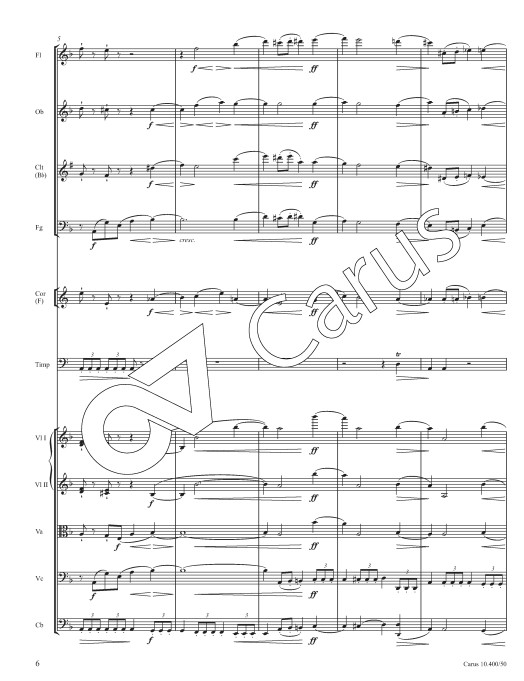 Gesang der Parzen op. 89