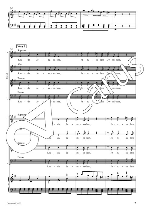 Lauda Jerusalem RV 609