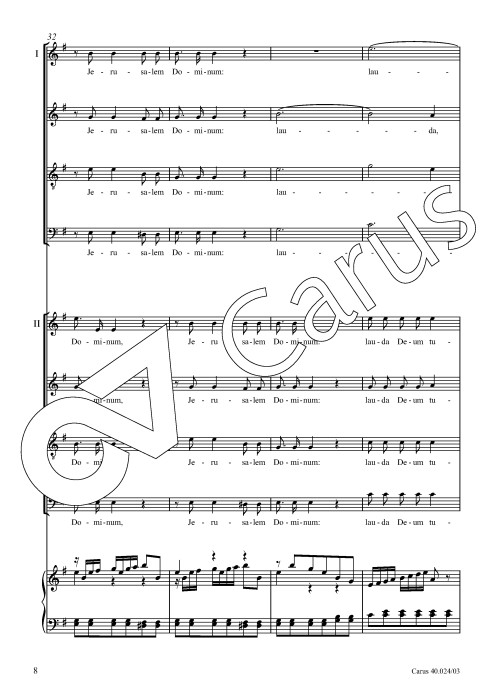 Lauda Jerusalem RV 609