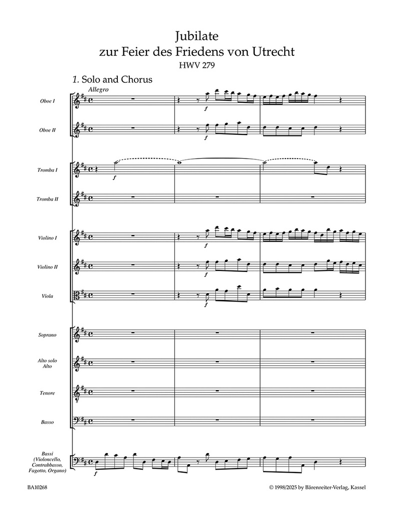 Utrechter Jubilate HWV 279