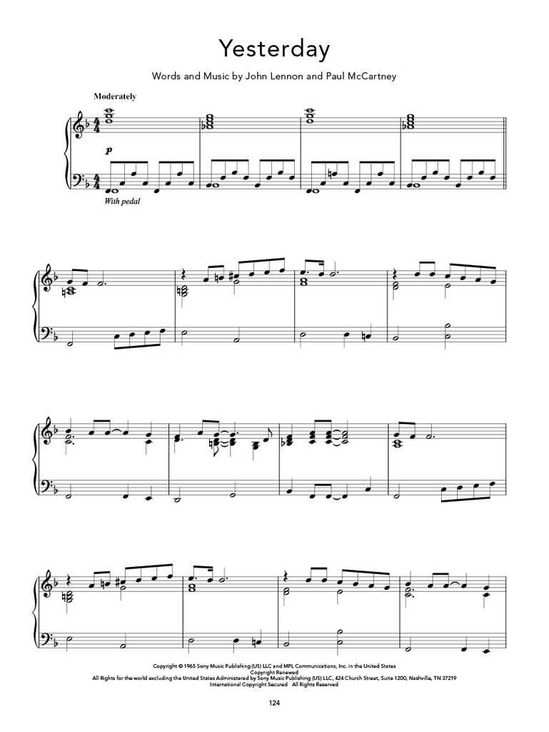 Peaceful Piano Solos - The Beatles