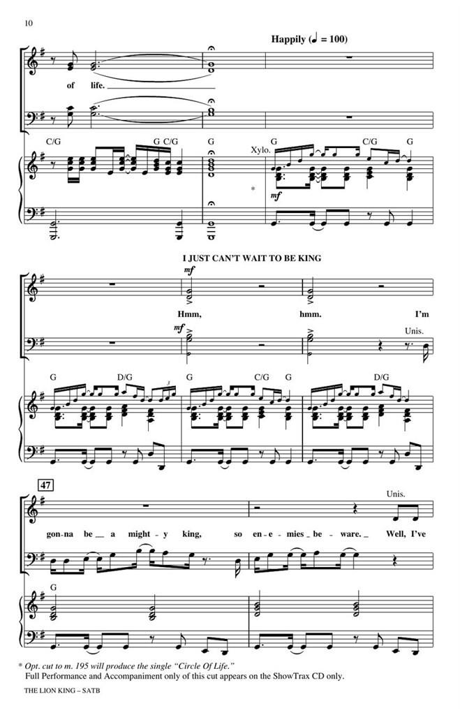 The Lion King - Medley