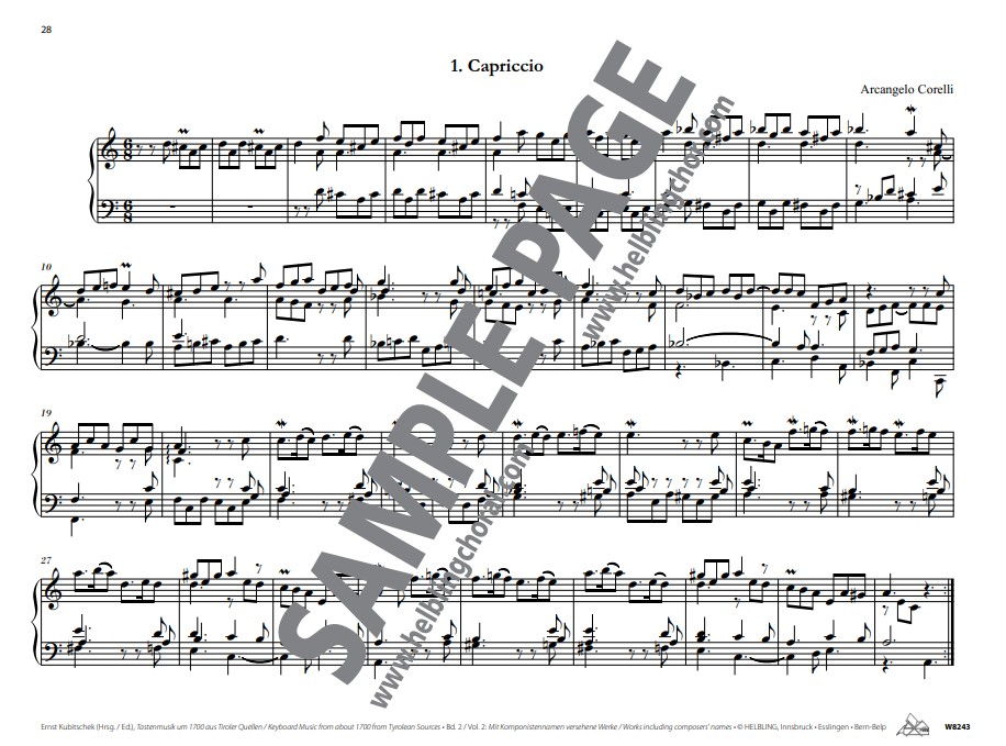 Tastenmusik um 1700 aus Tiroler Quellen Band 2