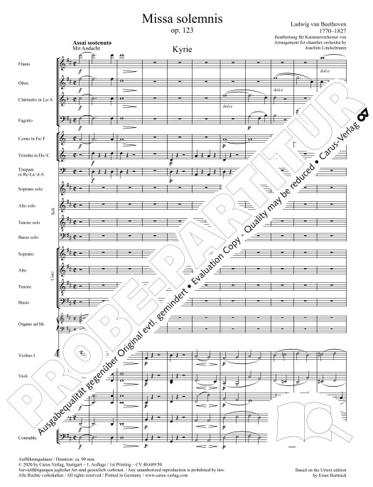 Missa solemnis, op. 123