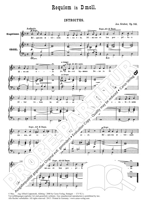 Requiem d-moll op. 145