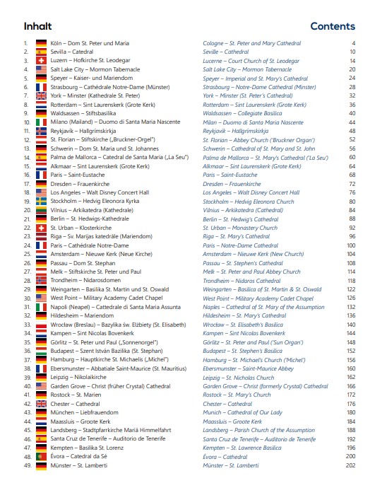 Berühmte Orgeln in atemberaubenden Bildern